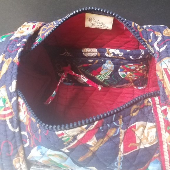 Vera Bradley Regatta duffel zipper bag 11x5x5 - Picture 2 of 8
